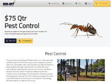 Tablet Screenshot of bug-off.com